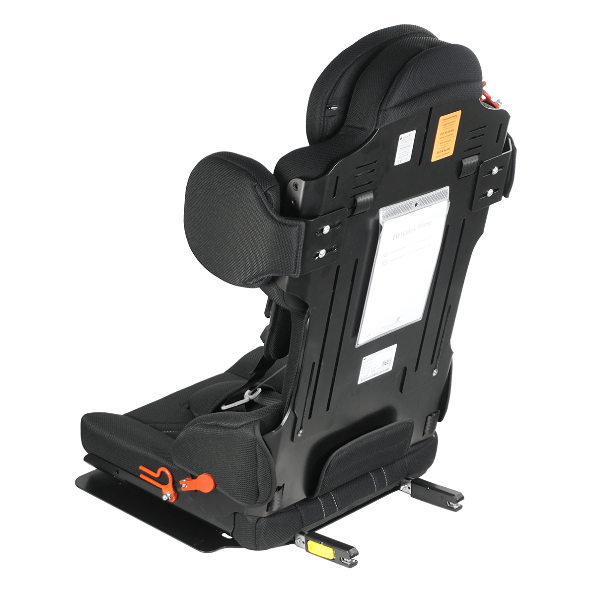 Montierter Seatfix-Adapter am Hercules Prime